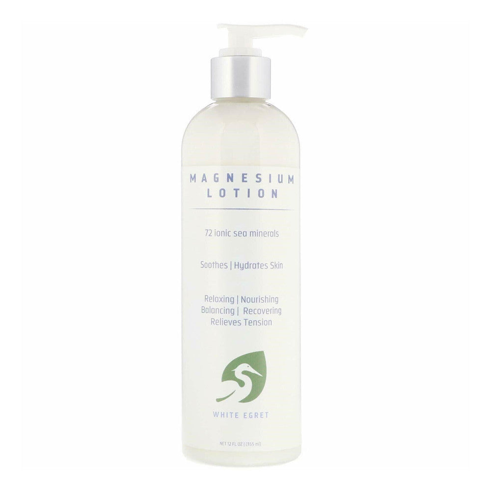 White Egret Magnesium Lotion, 12 Oz